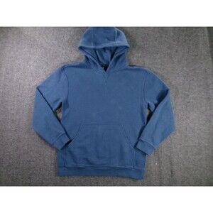 Kirkland Signature Hoodie Women S Blue Pullover Sweatshirt Fleece Cozy Lounge